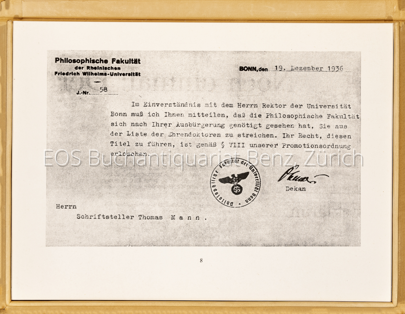 Thomas-Mann-Ehrung der DDR. – Bild 2