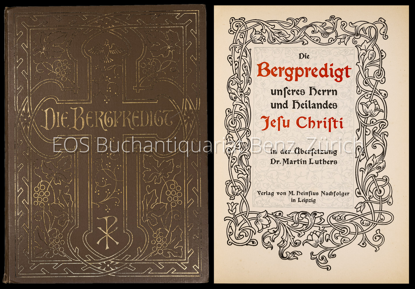 -Die Bergpredigt unseres Herrn und Heilandes Jesu Christi.