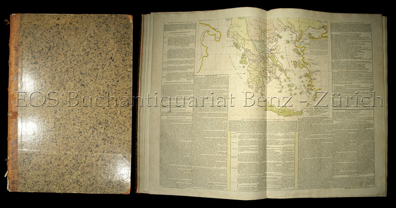 Lesage, A. (i.e. Las Cases, Augustin-Emmanuel-Dieudonné-Marie-Joseph, comte de): -Historisch-Genealogisch-Geographischer Atlas in dei und dreisig (sic) Uebersichten.