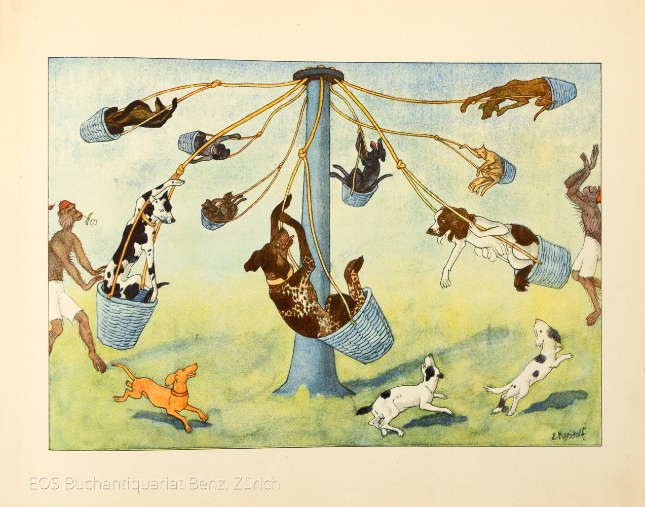 Kreidolf, Ernst: Das Hundefest. - Image 2