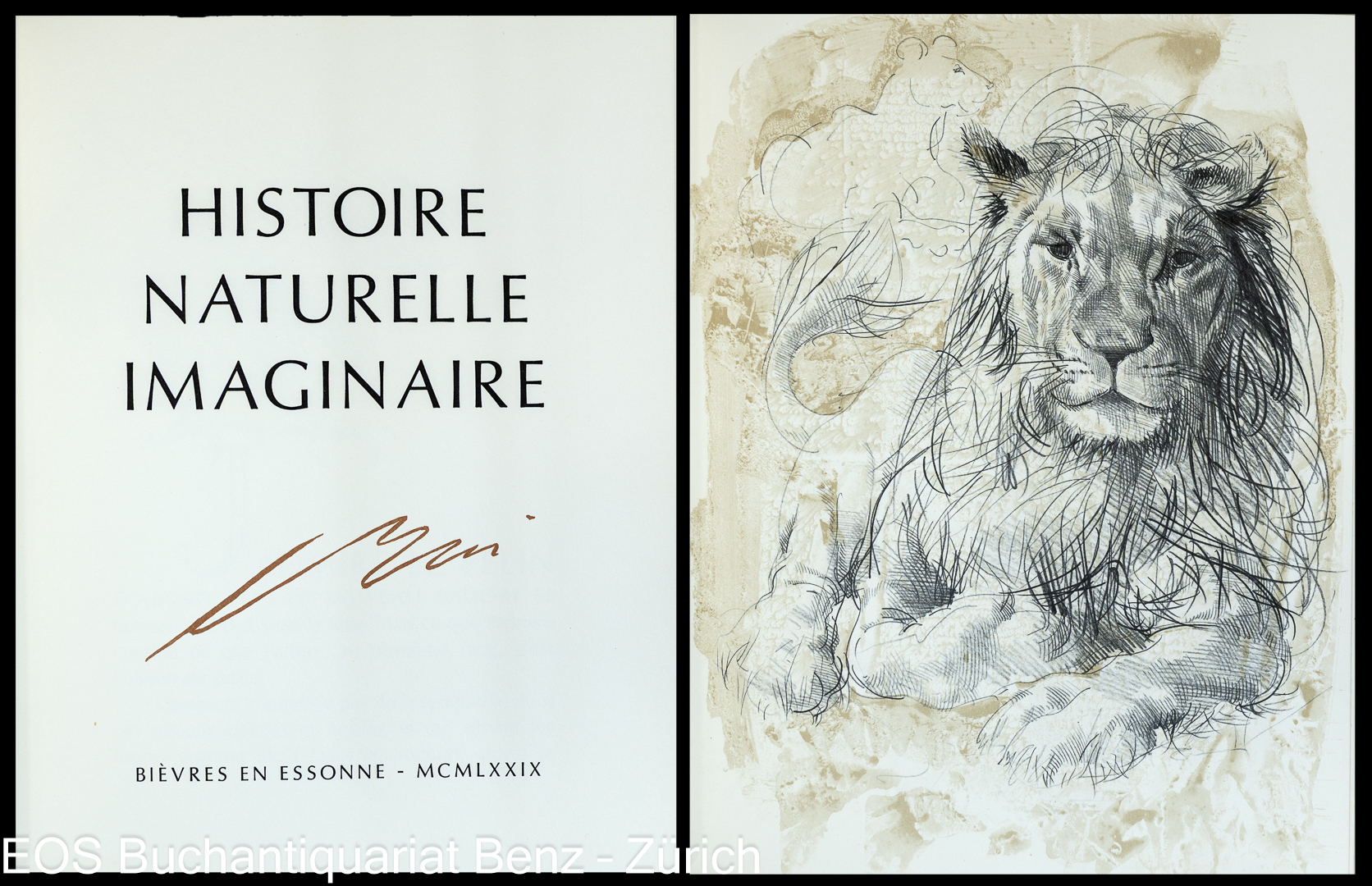 Montherlant, Henry de: Histoire naturelle imaginaire. - Image 2