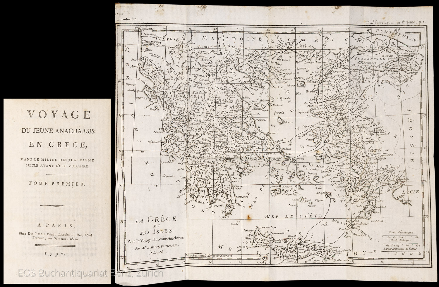 Barthélemy, Jean-Jacques: Voyage du jeune Anacharsis en Grèce. – Bild 2