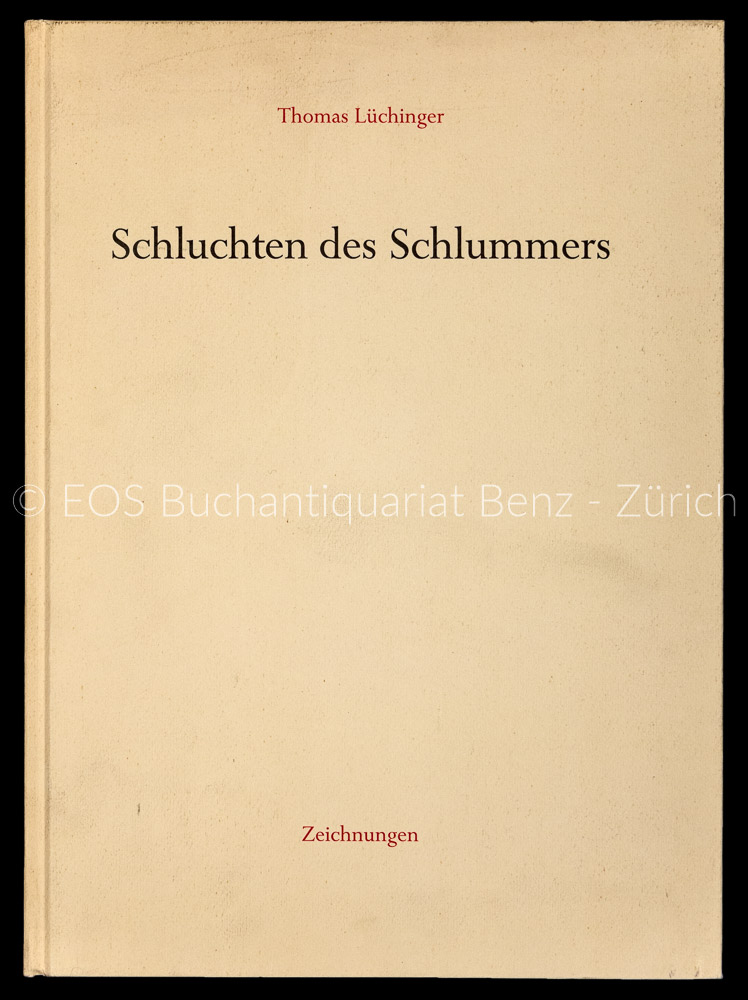 Lüchinger, Thomas: -Schluchten des Schlummers.
