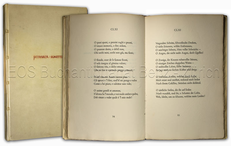 Petrarca, Francesco: -Sonette.