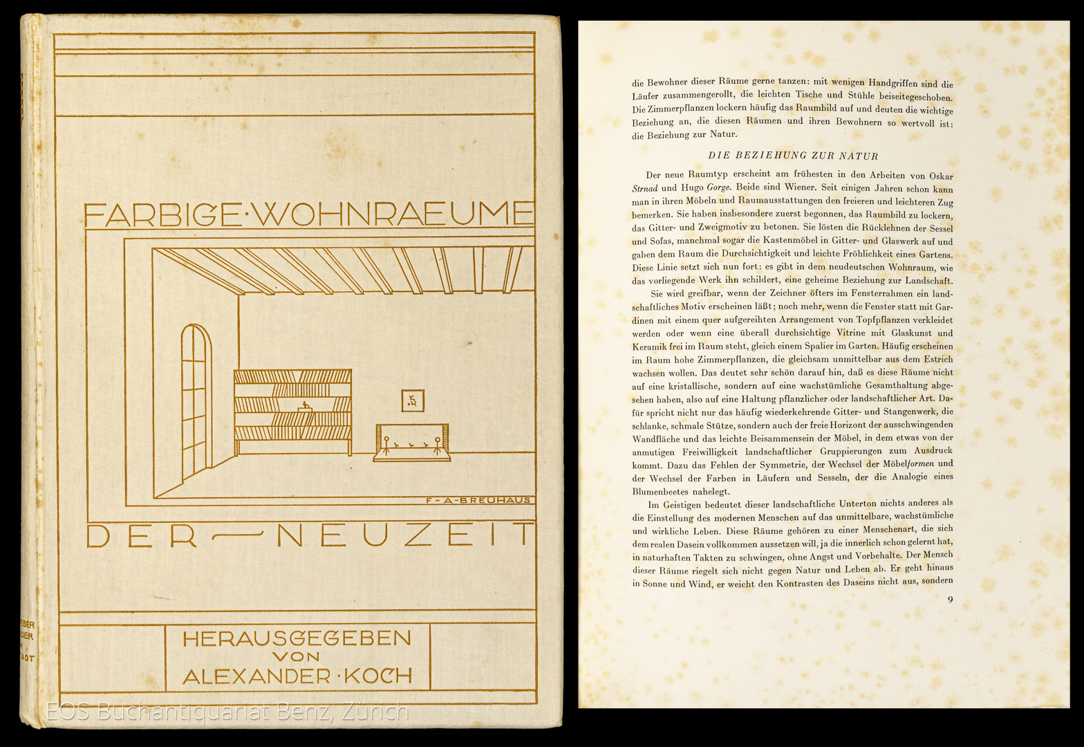 Koch, Alexander: -Farbige Wohnräume der Neuzeit.