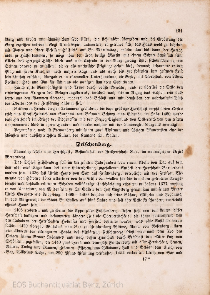 Näf, August: Chronik oder Denkwürdigkeiten der Stadt und Landschaft St. Gallen. - Image 3