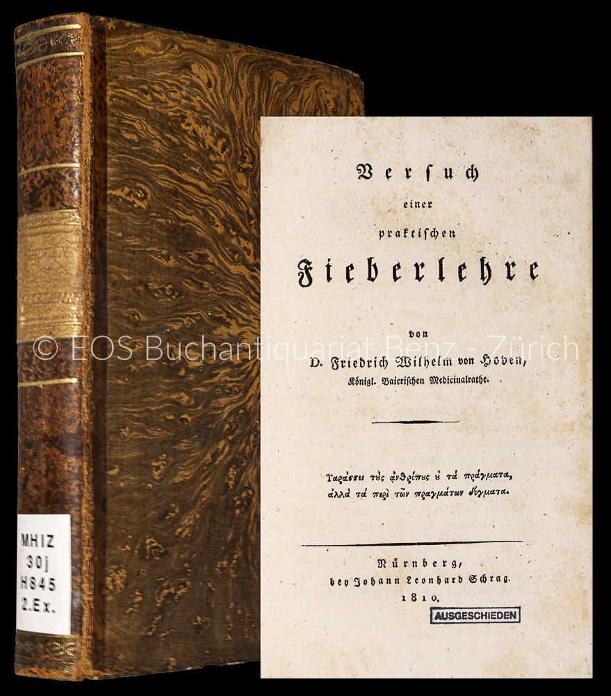 Hoven, Friedrich Wilhelm von: -Versuch einer praktischen Fieberlehre.