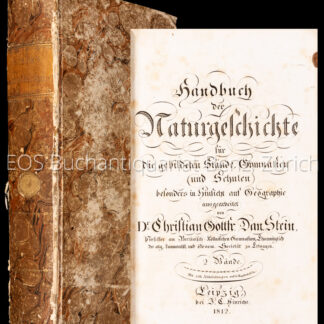 Stein, Christian Gottfried Daniel: -Handbuch der Naturgeschichte
