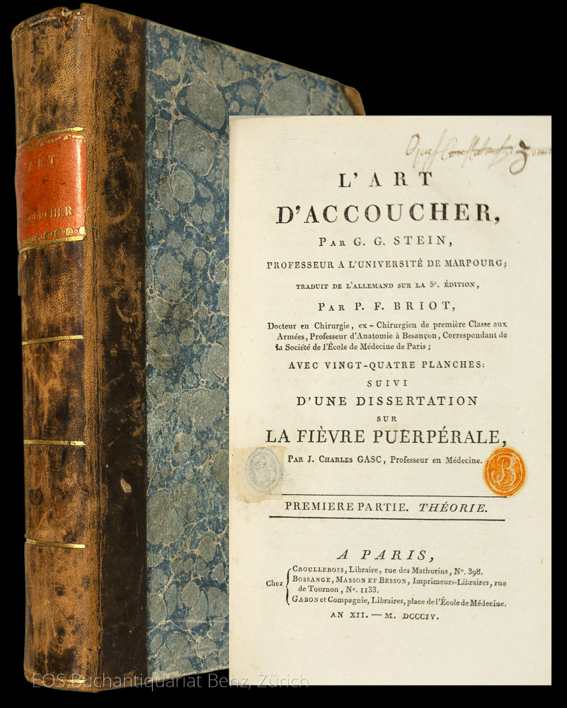 Stein, Georg Wilhelm der Ältere: -L'art d'accoucher.