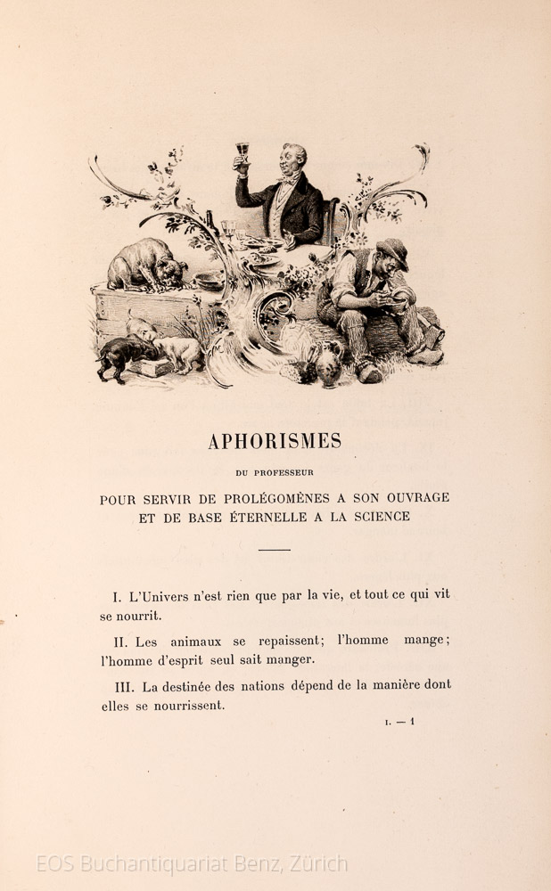 Brillat-Savarin, Jean Anthelme: Physiologie du gout. - Image 2