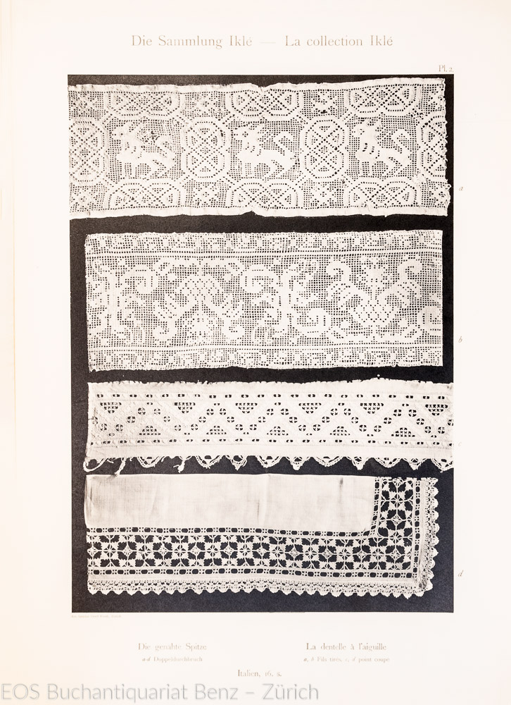 Die Sammlung Iklé - Spitzen. - Image 3