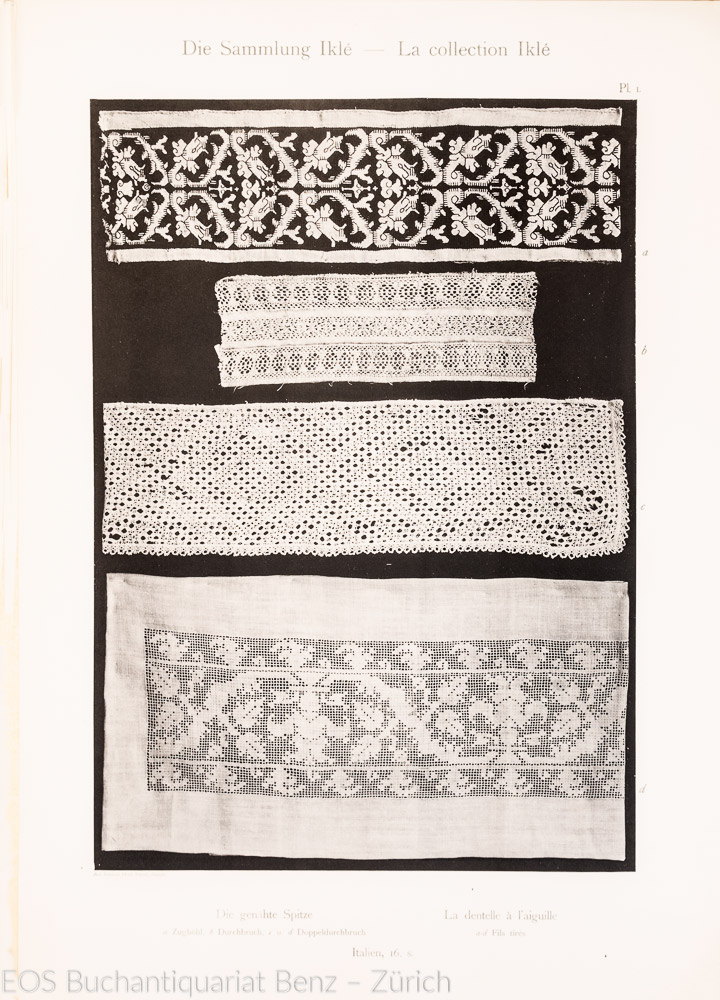 Die Sammlung Iklé - Spitzen. - Image 4