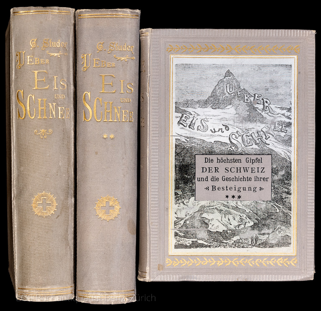 Studer, Gottlieb (Samuel): -Über Eis und Schnee.