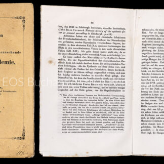 Virchow, Rudolf: -Mittheilungen über die in Oberschlesien herrschende Typhus-Epidemie.