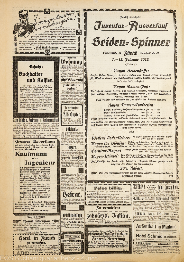 Neue Zürcher Zeitung und schweizerisches Handelsblatt. - Image 3