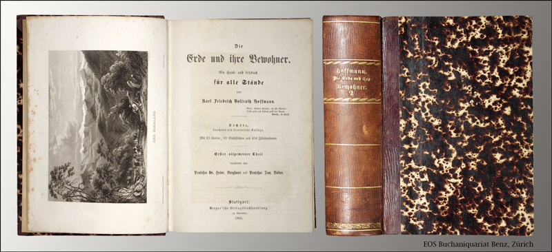 Hoffmann, Karl Friedrich Vollrath: -Die Erde und ihre Bewohner.