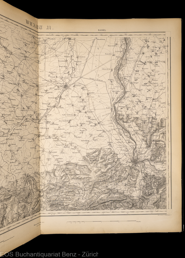 Dufour, Guillaume-Henry: Topographische Karte der Schweiz. – Bild 2