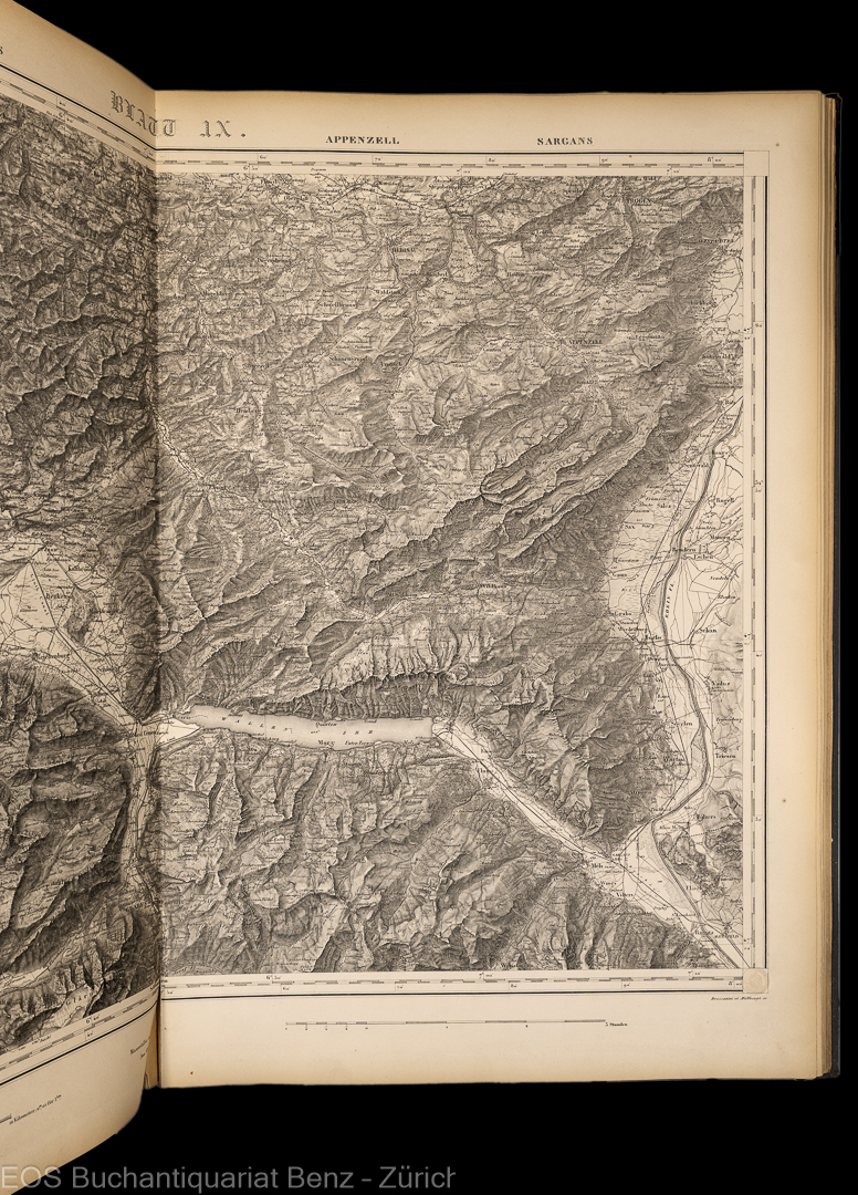 Dufour, Guillaume-Henry: Topographische Karte der Schweiz. – Bild 3