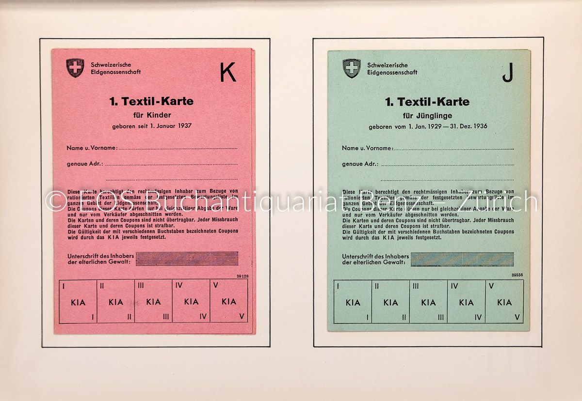 Rationierungsausweise und Kontroll-Formulare. - Image 2
