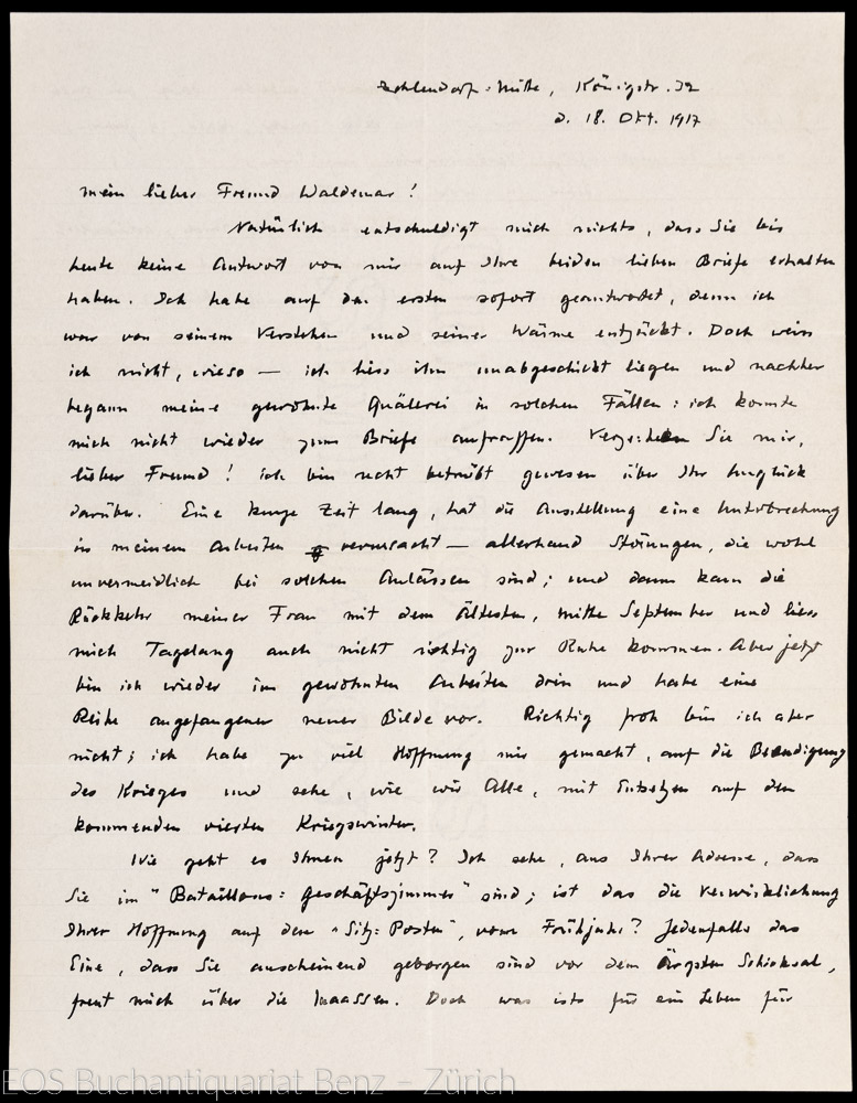 Feininger, Lyonel: -Deutsch-amerikanischer Maler und Grafiker (1871–1956).