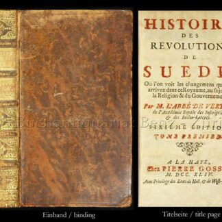 Vertot, René Aubert de (1655-1735): -Histoire des révolutions de Suede -