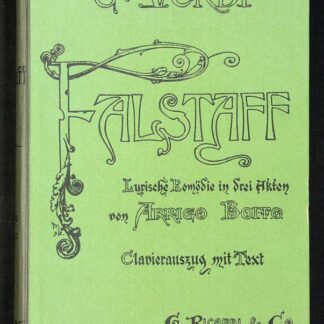 Verdi, Giuseppe: -Falstaff -
