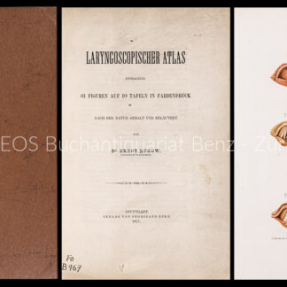 Burow, Ernst: -Laryngoscopischer Atlas.