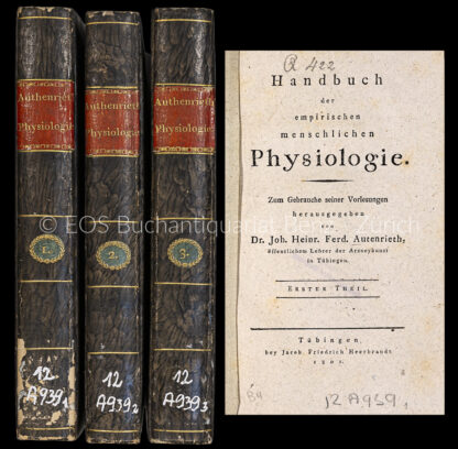 Autenrieth, Johann Heinrich Ferdinand von: -Handbuch der empirischen menschlichen Physiologie.