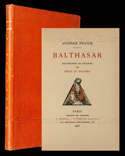 France, Anatole: -Balthasar.