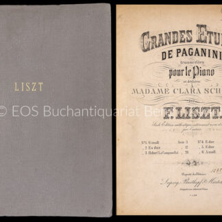 Liszt, Franz: -Grandes Etudes de Paganini