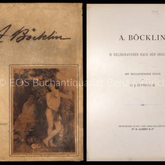 Böcklin, Arnold: -Arnold Böcklin - 15 Heliogravüren nach den Originalen.