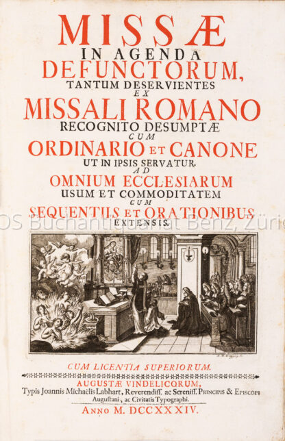 -Missae in agenda defunctorum, tantum deservientes ex Missali Romano recognito desumptae cum ordinario et canone ut in ipsis servatur ...
