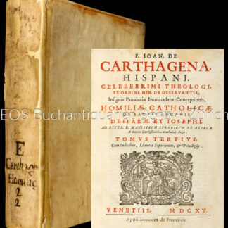 Cartagena, Juan de: -Homiliae catholicae de sacris arcanis.