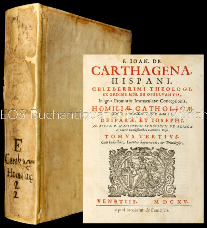 Cartagena, Juan de: -Homiliae catholicae de sacris arcanis.