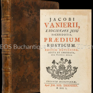 Vanière,  Jacques: -Jacobi Vanierii Praedium rusticum.