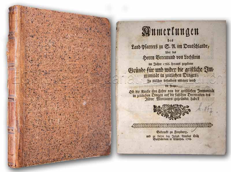 -Anmerkungen des Land-Pfarrers zu S.A. im Deutschlande, Uber des Herrn Veremund von Lochstein im Jahre 1766.