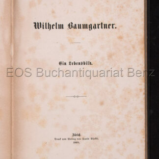 Widmer, Konrad: -Wilhelm Baumgartner.