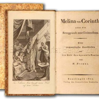Neuffer, Gottfried Heinrich: -Melina von Corinth oder die Beweggründe zum Christentum.