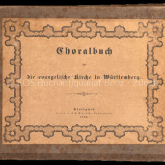 -Choralbuch für die evangelische Kirche in Württemberg.