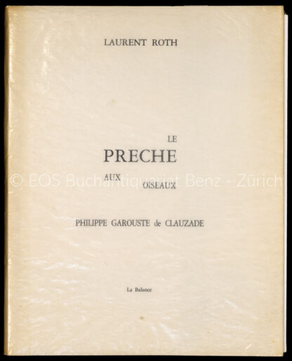 Roth, Laurent: -Le perche aux oiseaux.