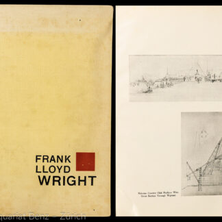 De Fries, Heinrich: -Frank Lloyd Wright.