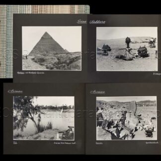 Sauter, P.: -Drei Fotoalben von Ägypten.