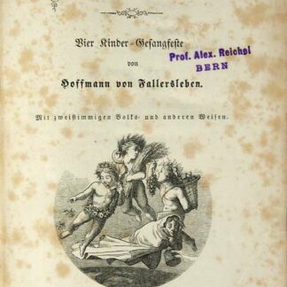 Hoffmann von Fallersleben, August Heinrich: -Die vier Jahreszeiten.