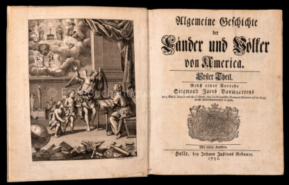 Schröter, Johann Friedrich, Übers. u. Hrsg.: -Algemeine Geschichte der Länder und Völker von America.
