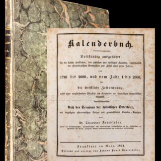 Friedleben, Theodor: -Kalenderbuch.