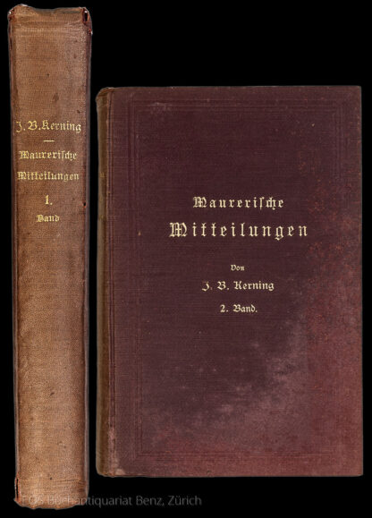 Krebs, Johann Baptist: -Maurerische Mitteilungen.