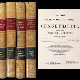 Favre, Joseph: -Dictionnaire universel de cuisine pratique.