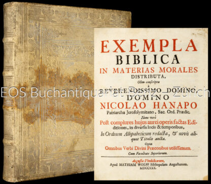 Nicolaus de Hanappes: -Exempla Biblica In Materias Morales Distributa.