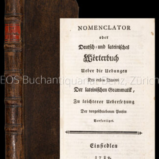 -Nomenclator oder Deutsch- und lateinisches Wörterbuch