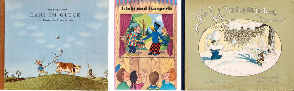 Alte Kinderbücher – Klassiker, wie Globibücher, Märchenbücher von Herbert Leupin und Ernst Kreidolf im EOS Buchantiquariat Benz in Zürich